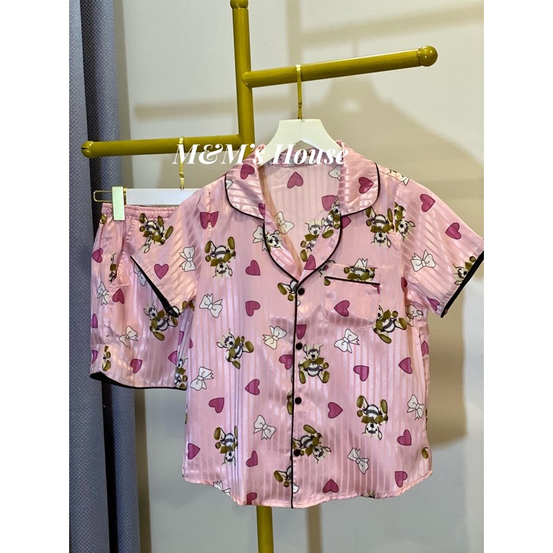 Bộ Pijamas mặc nhà quần đùi