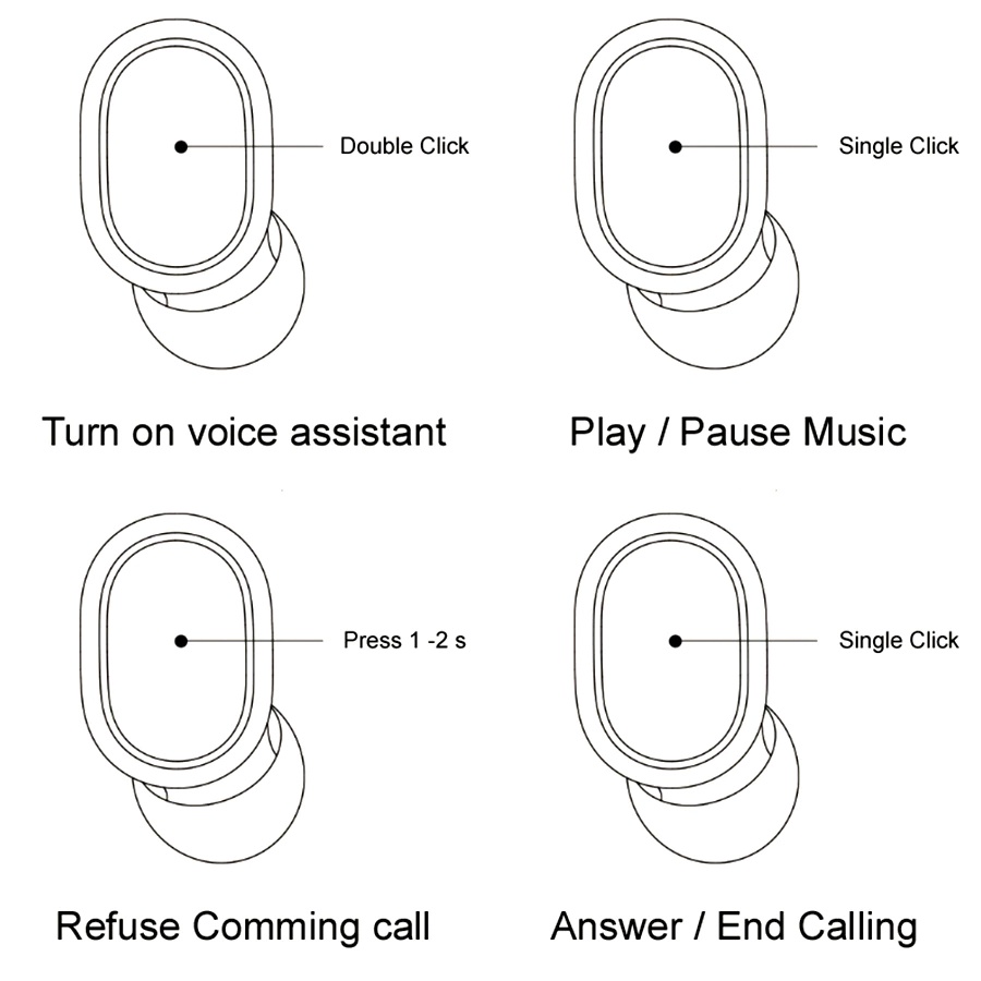 Tai Nghe Bluetooth Không Dây TWS A6s Airdots