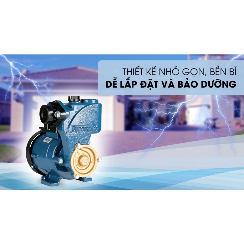 [PANASONIC] Máy bơm nước đẩy cao GP-129JXK 125W - Hàng chính hãng máy chạy êm không ồn BH 2 năm giao hỏa tốc