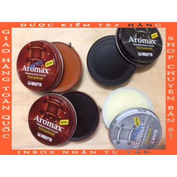 Xi Đánh Giày Cao Cấp Hàn Quốc Aromax (đen,nâu,ko màu,vàng bò) - vuqashop