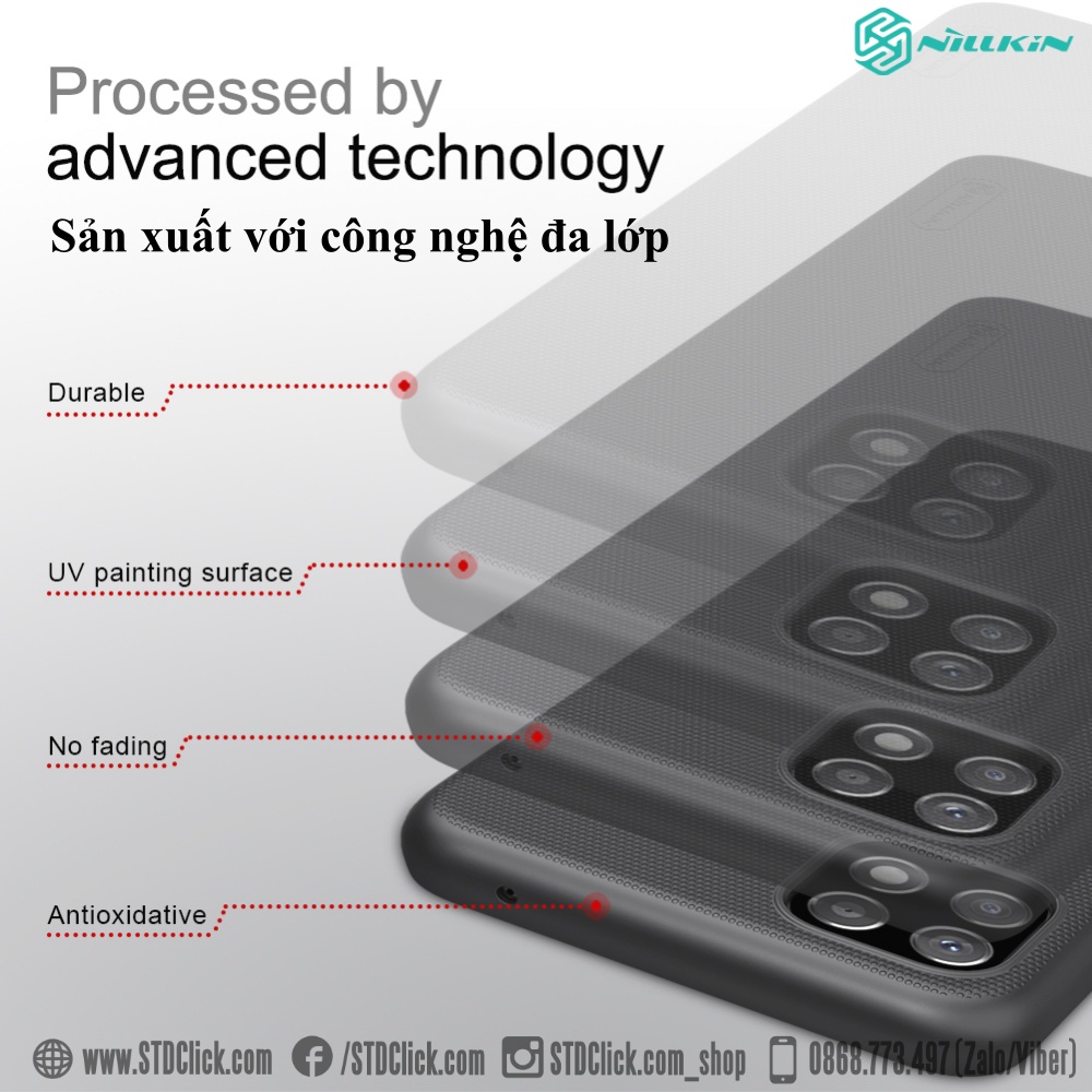ỐP LƯNG SAMSUNG A22 5G - A22s 5G - F42 5G NILLKIN NHỰA CỨNG CHÍNH HÃNG HÀNG CHUẨN