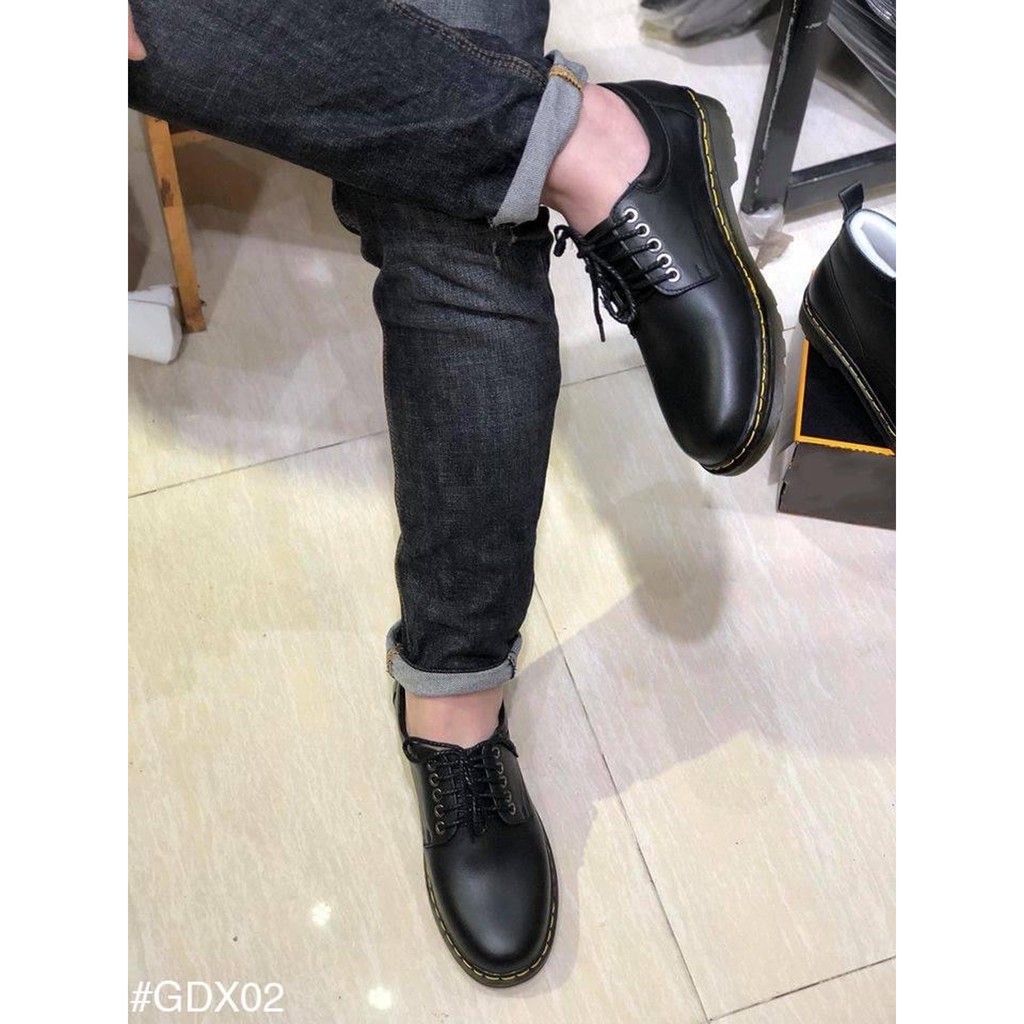 (TẶNG XI LƯỜI) Giày Da Đốc Tờ Da Bò Bảo Hành (Tặng xi khi mua 2 đôi)