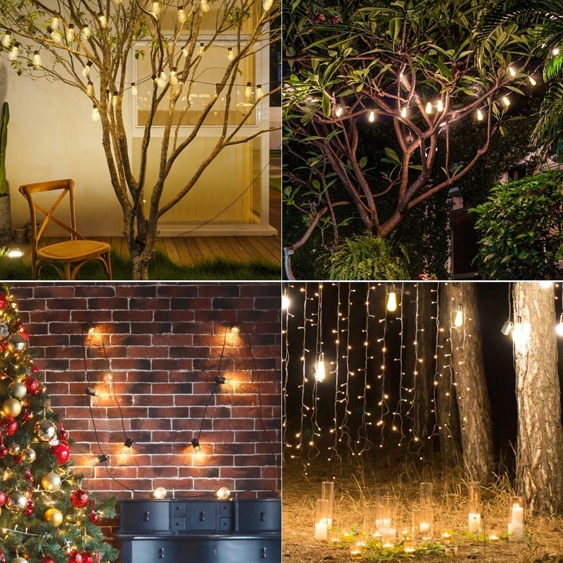 Dây đèn LED chống nước IP65 dùng năng lượng mặt trời