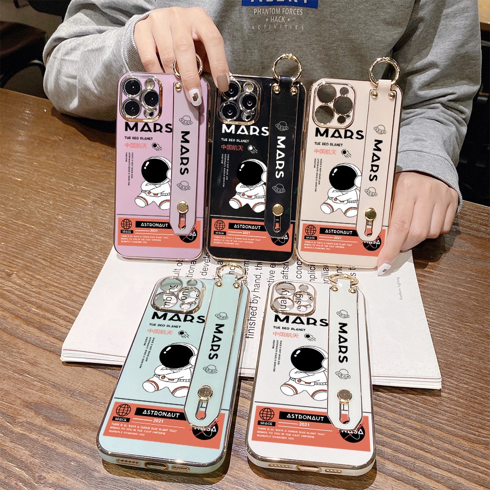 Samsung Galaxy S23 S22 Plus Ultra S23+ S22+ 5G Cho Ốp lưng điện thoại In Hình Cartoon Astronaut
