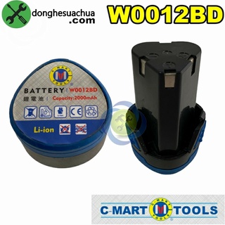 Pin dùng cho máy khoan 12v li-ion c-mart w0012bd
