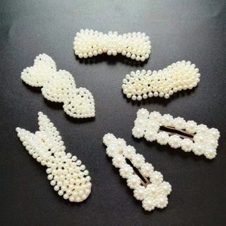 Kẹp tóc hạt ngọc trai