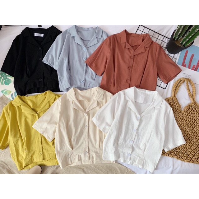 Áo cổ pijama
