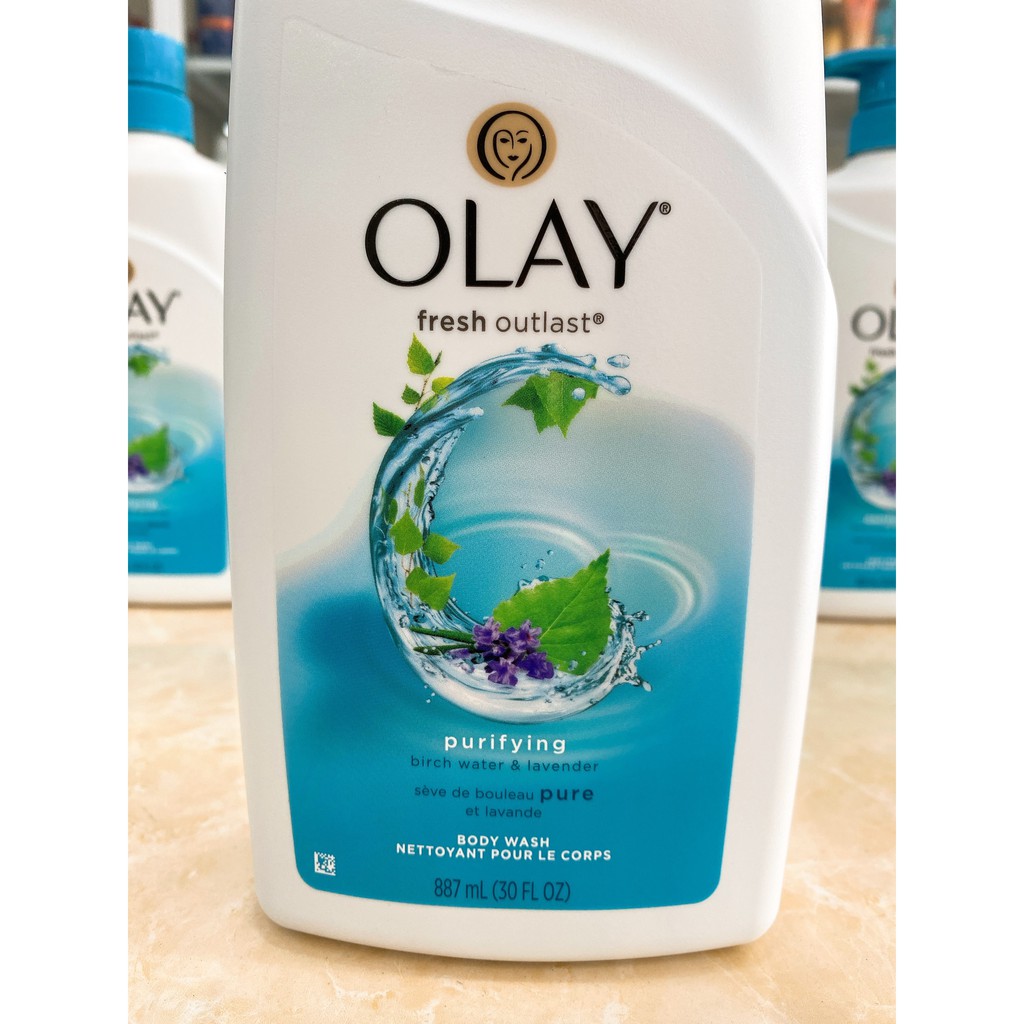 (887ml USA) Sữa tắm Olay Fresh Outlast Body Wash