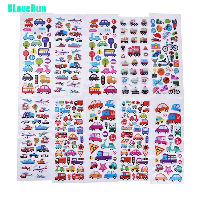 Set 2 Sticker Hoạt Hình Dán Trang Trí Sổ Tay Nhật Ký