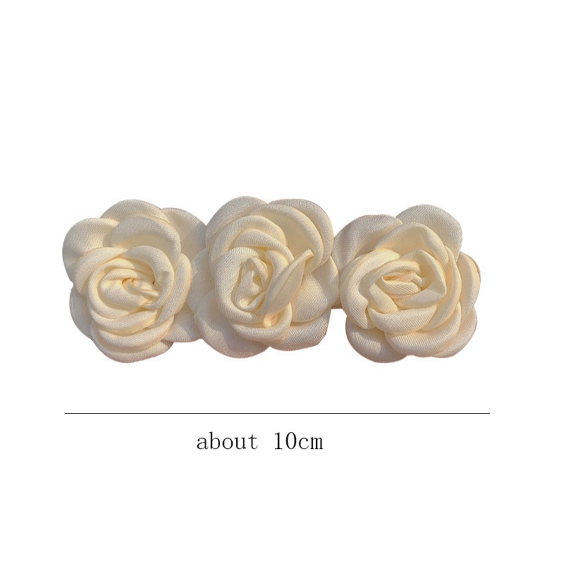 Kẹp Tóc Hoa Trà Hình Học Bằng Hợp Kim Phong Cách Hàn Quốc Ngọt Ngào Cho Nữ