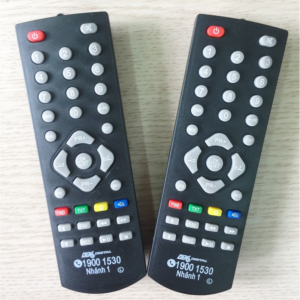 Điều khiển cho đầu thu kỹ thuật số VTC T201