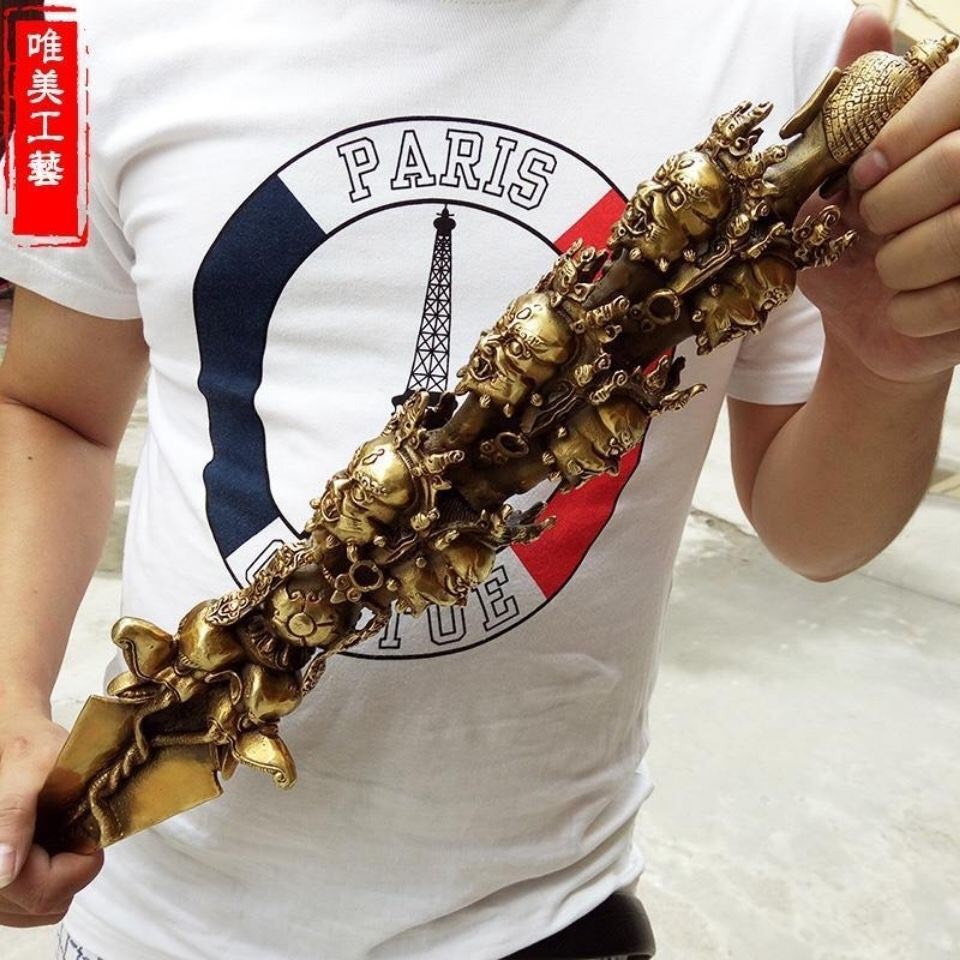 Kim cang phổ ba đầu ngài uế tích dài 53cm