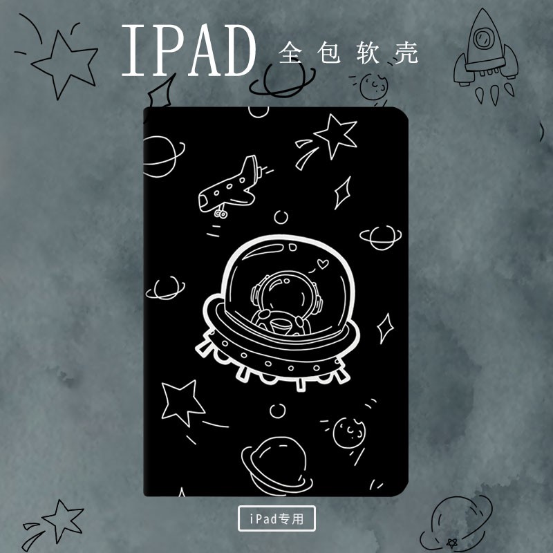 Bao Da Họa Tiết Phi Hành Gia Cho Apple Ipad Air Pro 9.7 10.5 11 10.2 "Inch Mini 1 / 2 / 3 / 4 / 5 | BigBuy360 - bigbuy360.vn