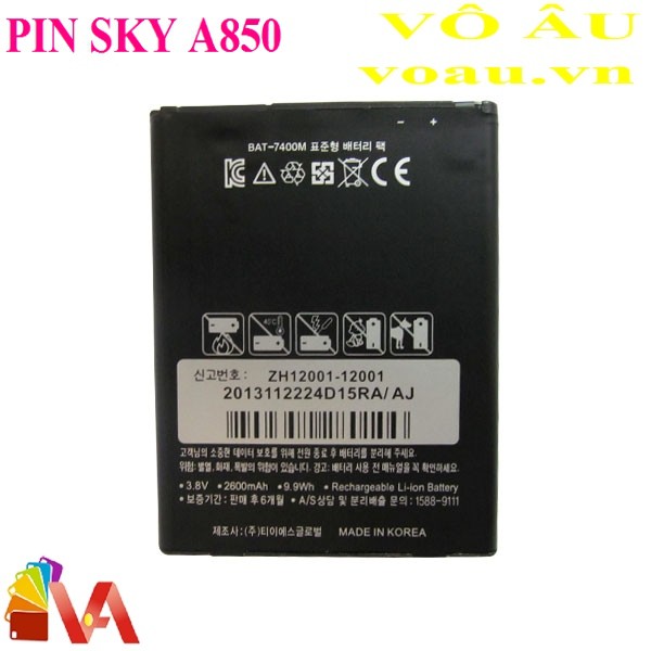 PIN SKY A850