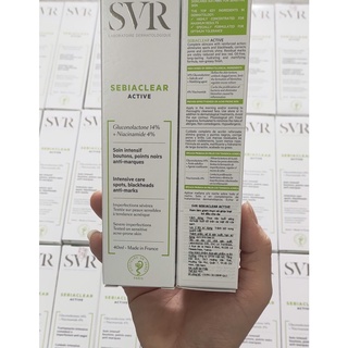 Kem kiềm dầu, giảm mụn SVR Sebiaclear Active 40ml