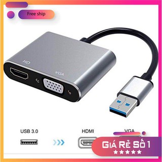 Cáp chuyển usb 3.0 to hdmi/vga