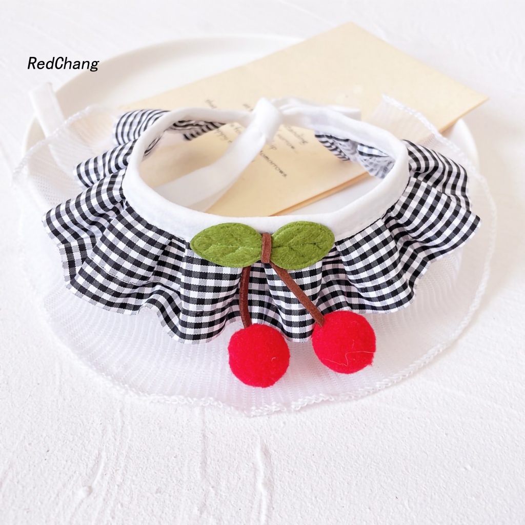 Rc ~ Vòng Cổ Yếm Trang Trí Mềm Mại Cho Thú Cưng