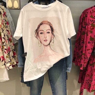 Áo phông zara cô gái
