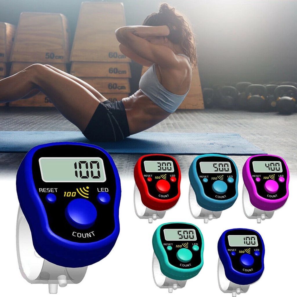 [Top Selection] Máy Đếm Số Kỹ Thuật Số Điện Tử Dạ Quang Đếm Số Lần Có Đèn LED