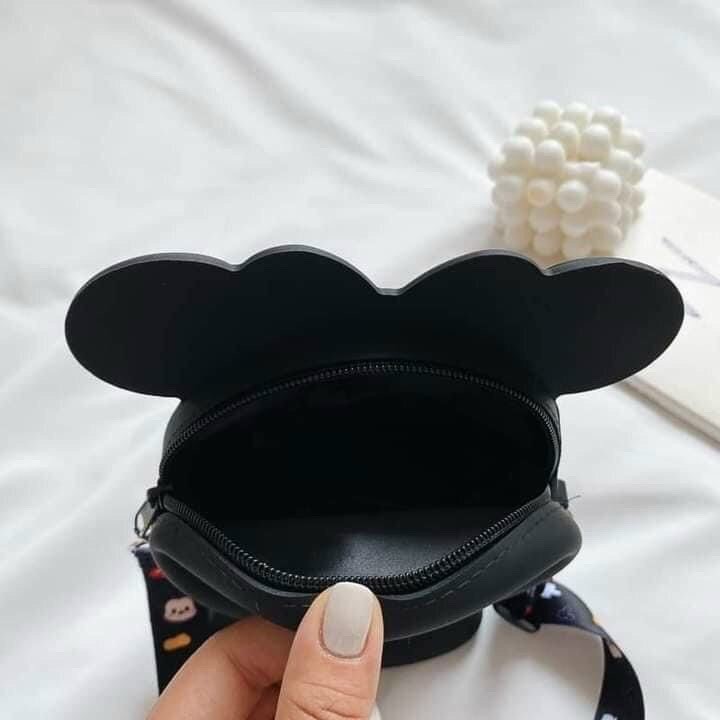 TÚI VÍ MICKEY SILICON SIÊU CUTE CHO BÉ