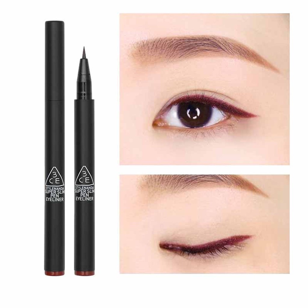 Bút Kẻ Mắt 3CE Eyes Super Slim Eye Liner Đen - Nâu