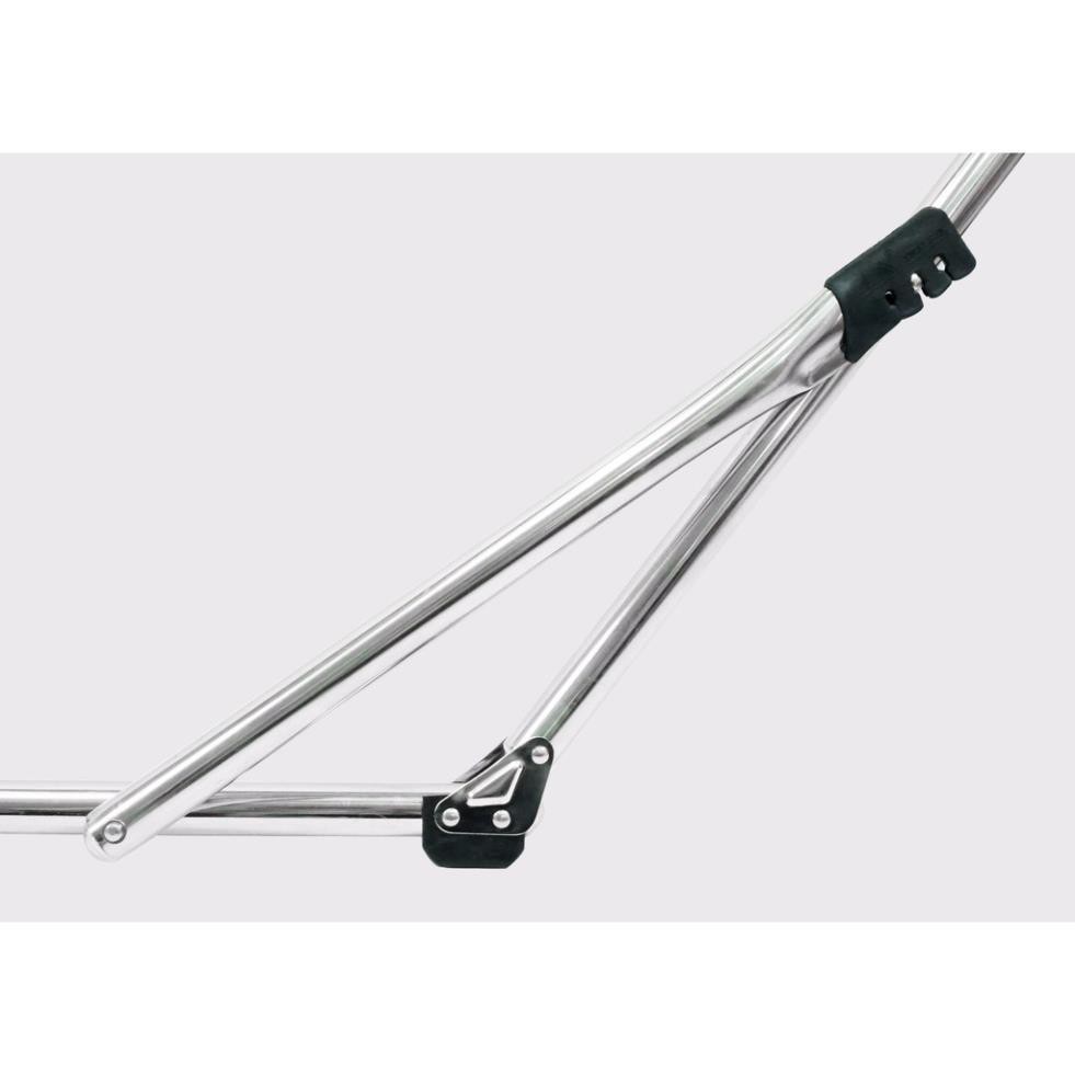 Khung Võng xếp THÁI SƠN ống tròn (chất liệu inox) + võng lưới cán thép loại A - 50cm