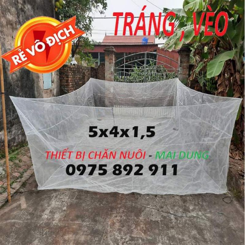 TRÁNG , VÈO NUÔI ỐC , ẾCH , CÁ - 5X4X1,5