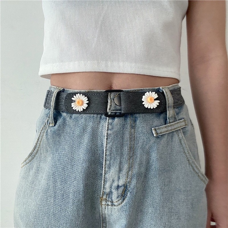 Thắt Lưng Da Co Giãn Không Đường May Thời Trang Cho Nữ