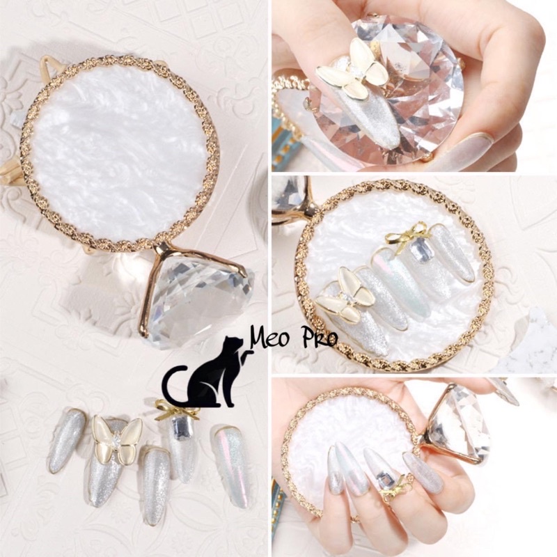 Khung chụp ảnh nail san hô- hoa cương