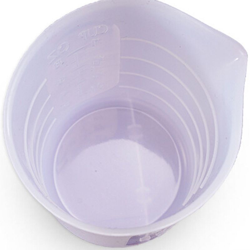 Set 2 Cốc Đo Lường Bằng Silicone 100ml 250ml Chuyên Dụng Cho Nấu Ăn