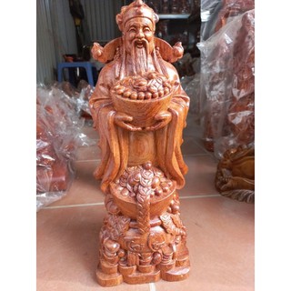 Tượng thần tài gỗ hương ,và gỗ bách xanh ,