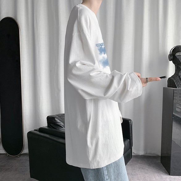 Áo thun dài tay kiểu dáng trang trí Hong Kong 2020 dành cho nam | BigBuy360 - bigbuy360.vn