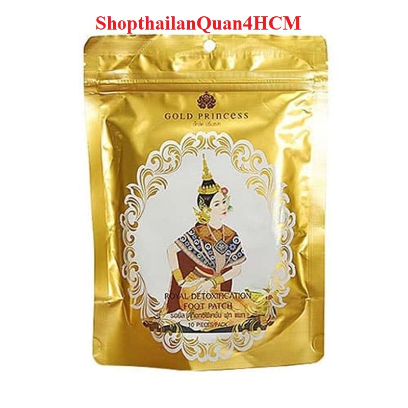 (HCM) Miếng dán thải độc chân Gold Princess Thái Lan