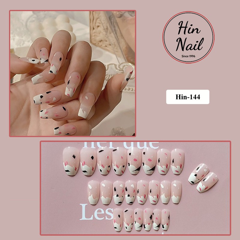 Móng Tay Giả Hin Nail Hộp 24 Móng Giả Kèm Keo