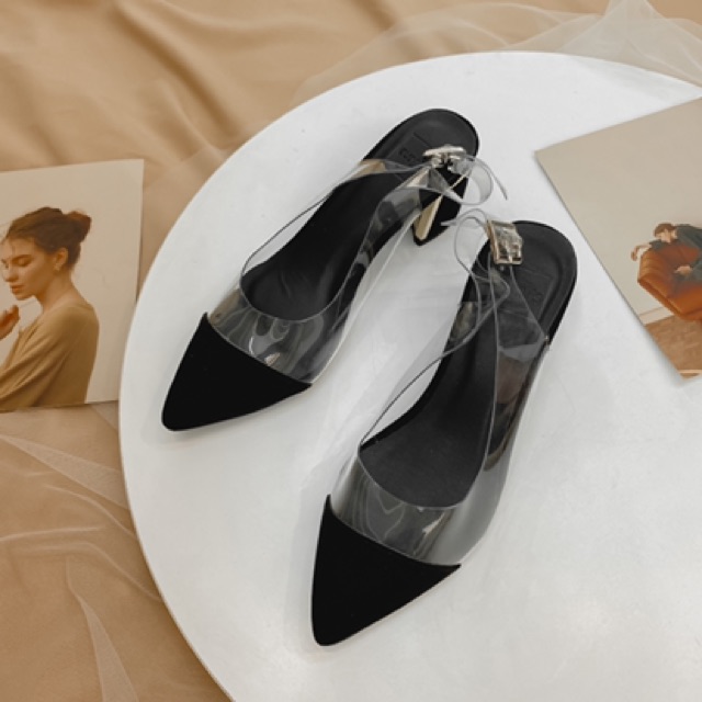 Giày slingback quai trong Lucie - shoes By Jane
