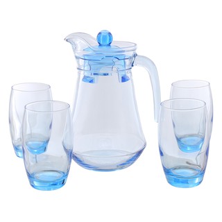 Bộ bình ly thủy tinh 5 món Luminarc Arc Ice Blue L0535