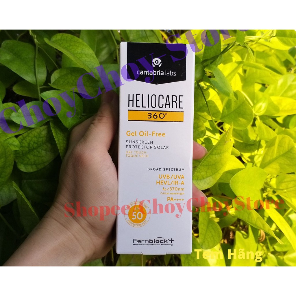 ✔️[Tem CTY] Kem Chống Nắng HELIOCARE 360° Gel Oil Free SPF50 50mL - Gel Chống Nắng Cho Da Dầu, Da Thường, Da Hỗn Hợp