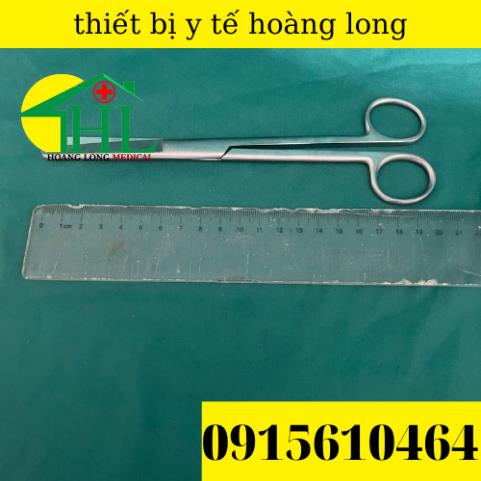 Kéo Y Tế Thẳng Hai Đầu Tù 20cm Parkistan - Kéo Cắt Thuốc 20cm