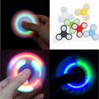 Con quay có đèn led 7 màu Spinner Fidget - Con Quay Giúp Xả Stress