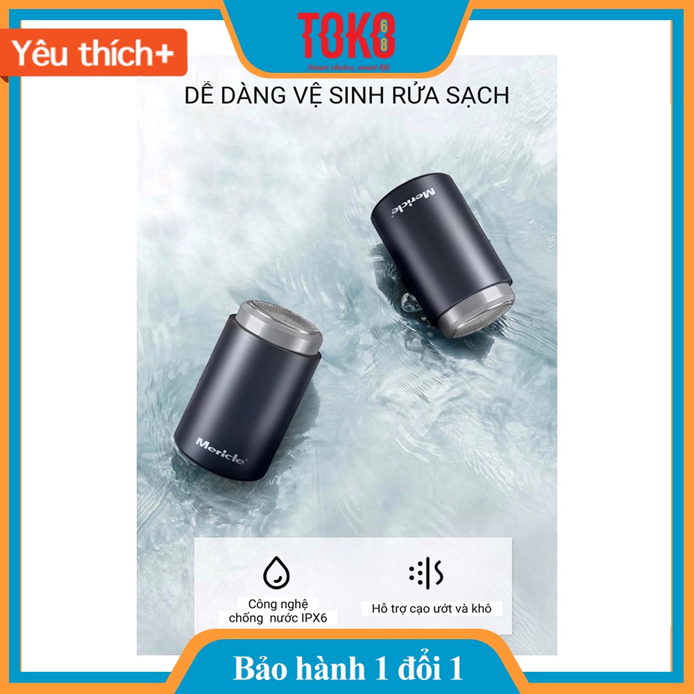 Máy cạo râu mini công nghệ Nhật Bản cổng sạc type C - Máy cạo râu cầm tay nhỏ gọn bỏ túi du lịch tiện lợi