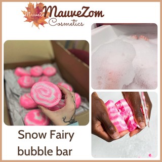 Bánh tạo bọt bồn tắm LUSH - Snow Fairy Bubble Bar (Limited Edition)