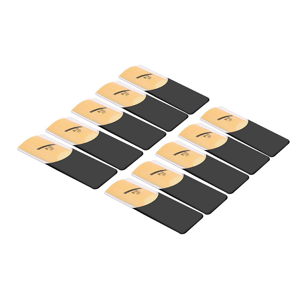 10Pcs Alto Saxophone Sax Reeds Classic Alto Reed For Riyin Saxophone 2.5 Strength 2 1/2 Music Xmas Gift Musical Instruments
