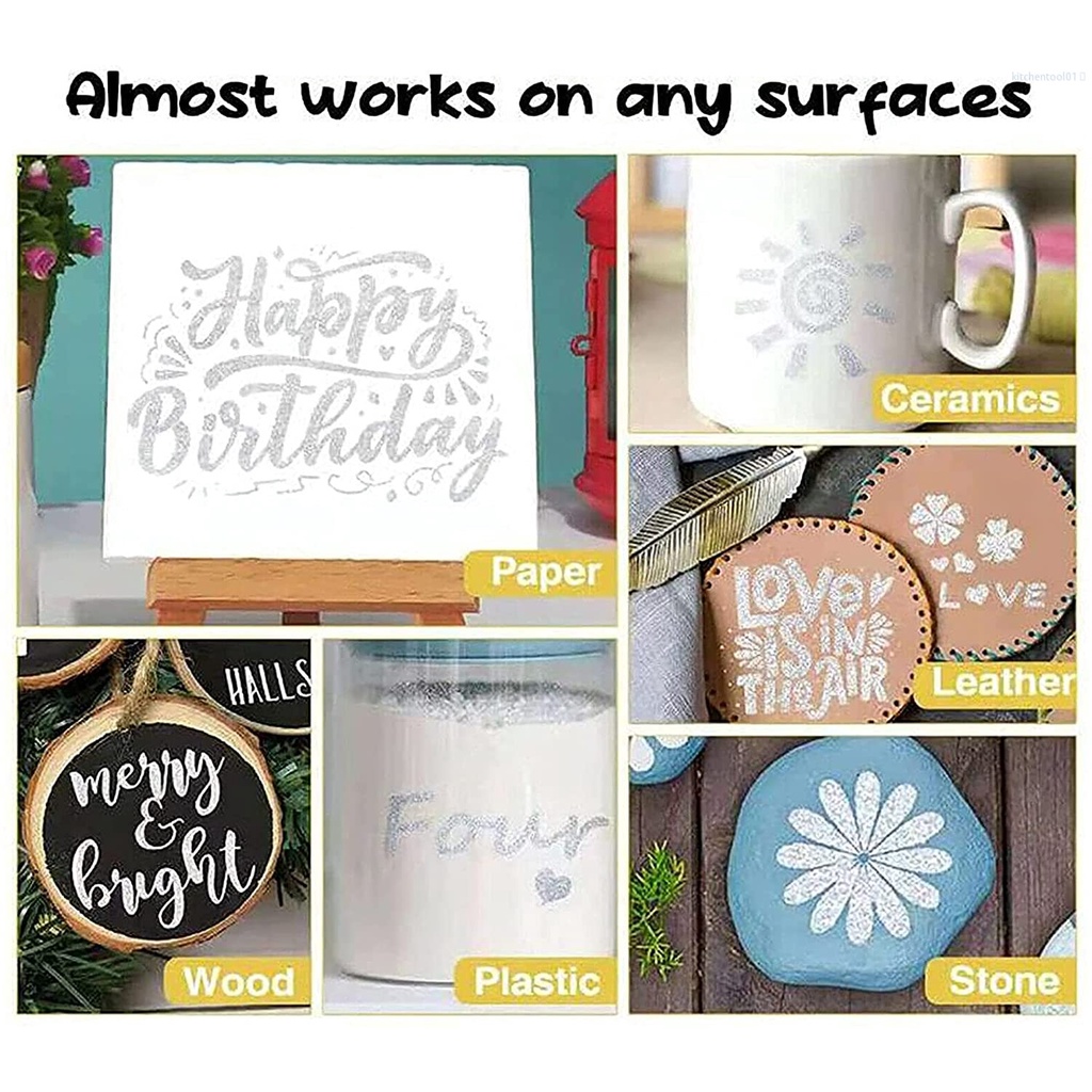 Bút Đánh Dấu Gương 0.7mm Diy Lâu Trôi Dùng Cho Trường Học / Văn Phòng