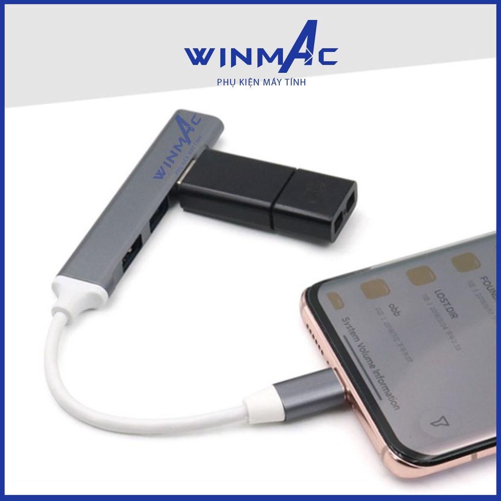 Hub Chuyển Đổi Macbook Type C sang 4 cổng USB - Winmac | BigBuy360 - bigbuy360.vn