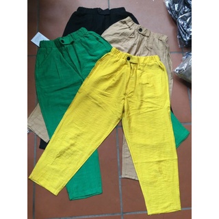 QUẦN BAGGY ĐŨI TƠ KHUY CÀI.
