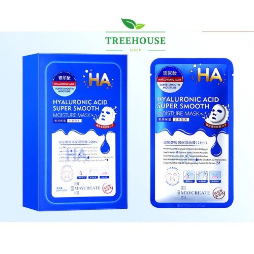 Hộp 20 Miếng Mặt Nạ HA MayCreate Xanh Và Tím Nội Địa Trung | BigBuy360 - bigbuy360.vn