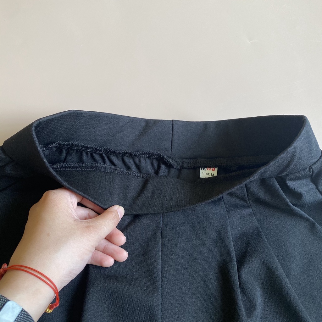 Quần Short Nữ Cạp Cao Ống Rộng Quần Đùi Lửng nữ chất Umi Hàn cao cấp. HIFA Hoàng Hiền. MS: Q18