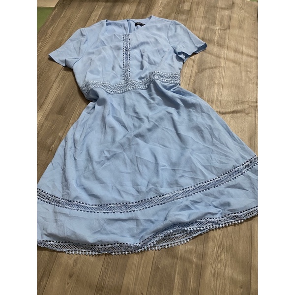 2hand đầm xanh ren