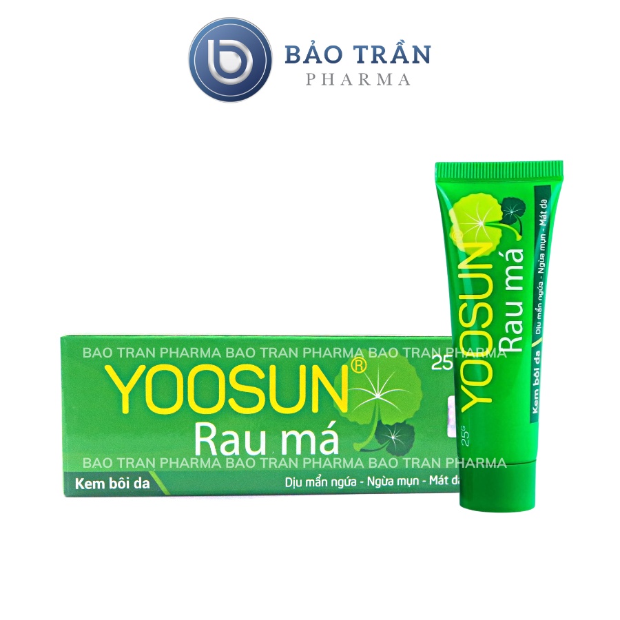 Kem Yoosun Rau Má hỗ trợ giảm rôm sảy hăm da dịu vết côn trùng đốt phục hồi da...