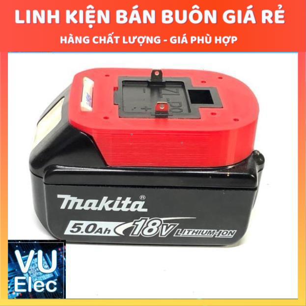 Chân đế pin makita có tiếp điểm 14.4v - 18v